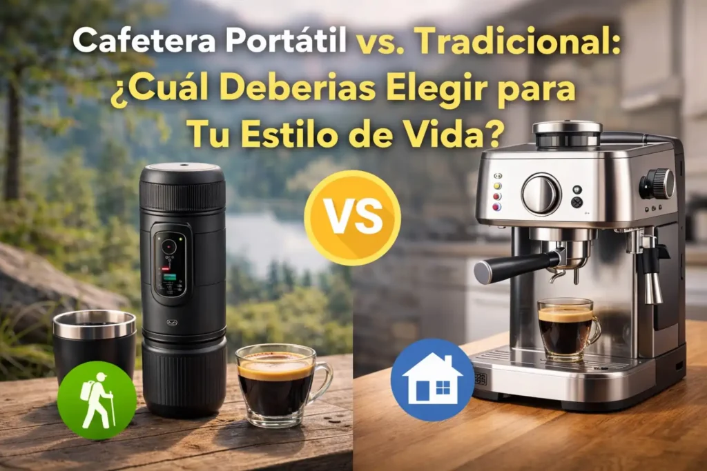 Cafetera Portátil vs. Tradicional
