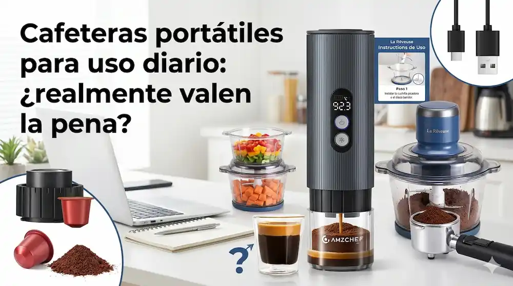 Cafeteras portátiles para uso diario