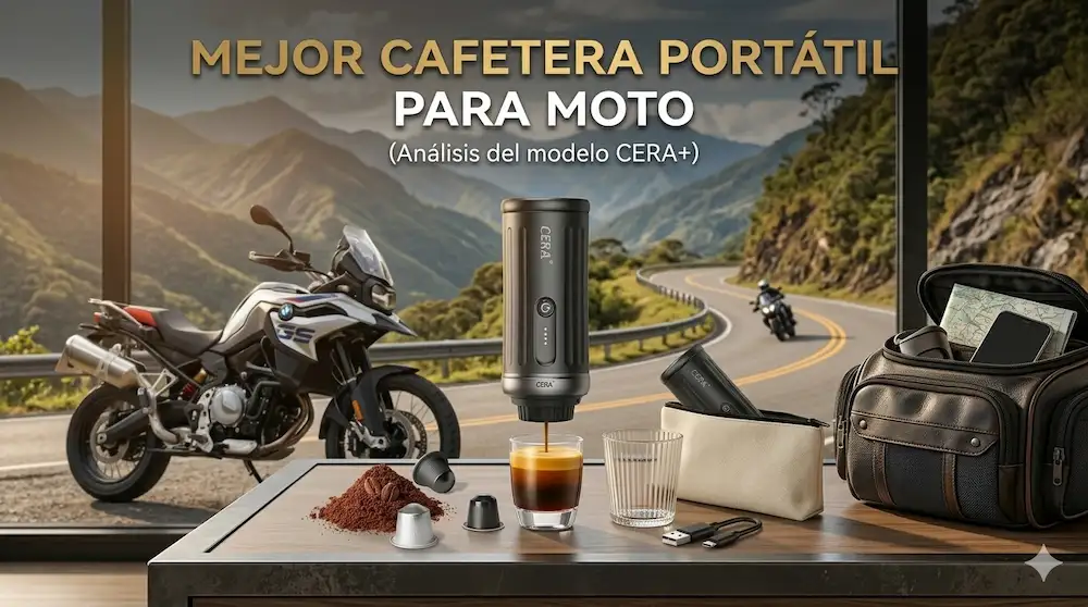 Mejor cafetera portátil para moto