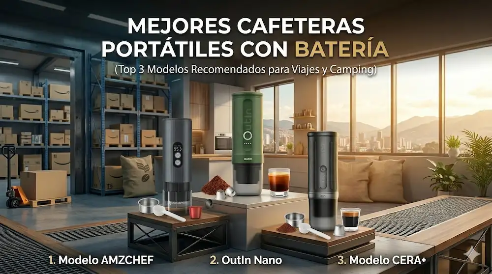 Mejores cafeteras portátiles con batería